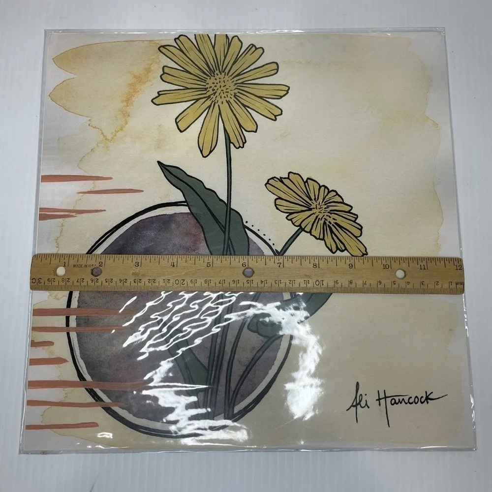 Whiskey Jack Designs Set of 3 Paintings 12x12 Castilleja Lupine Balsamroot